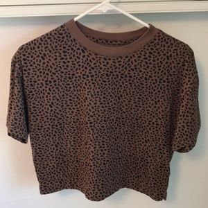 Gap Teen Printed Crop Tee Size 14-16